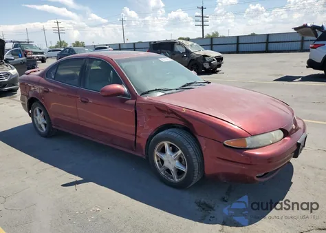 2000 Oldsmobile Alero Gls from USA, damaged, VIN 1G3NF52E9YC360193
